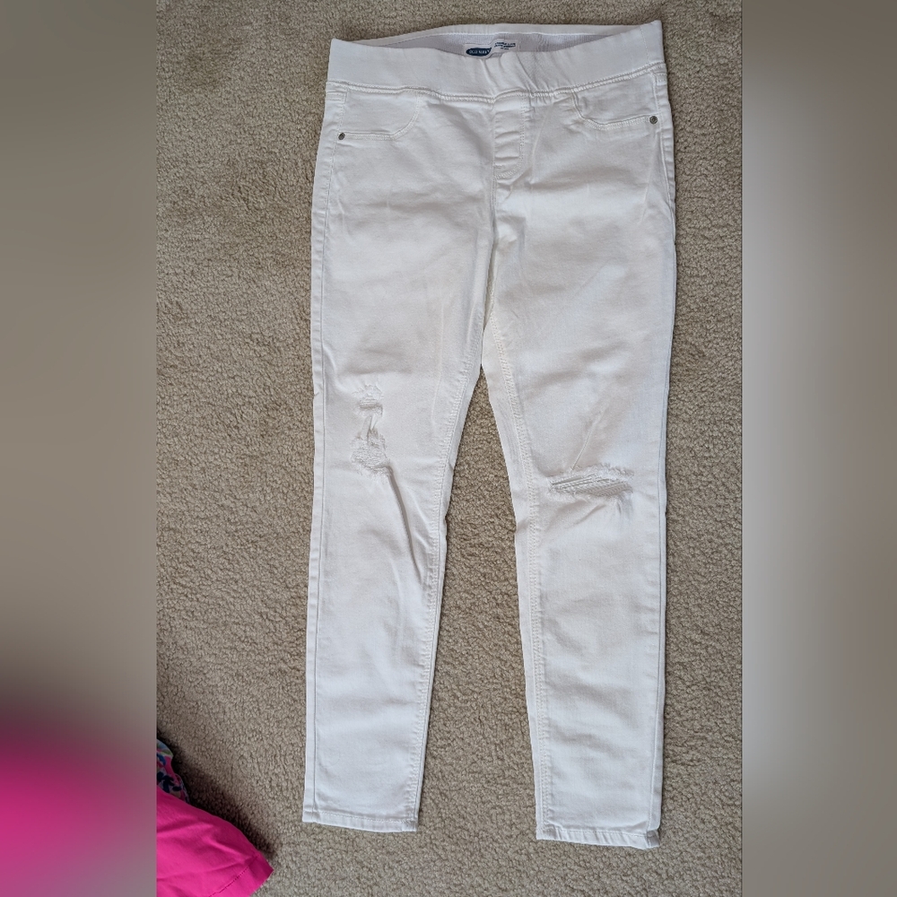 Old Navy White Skinny Jeans